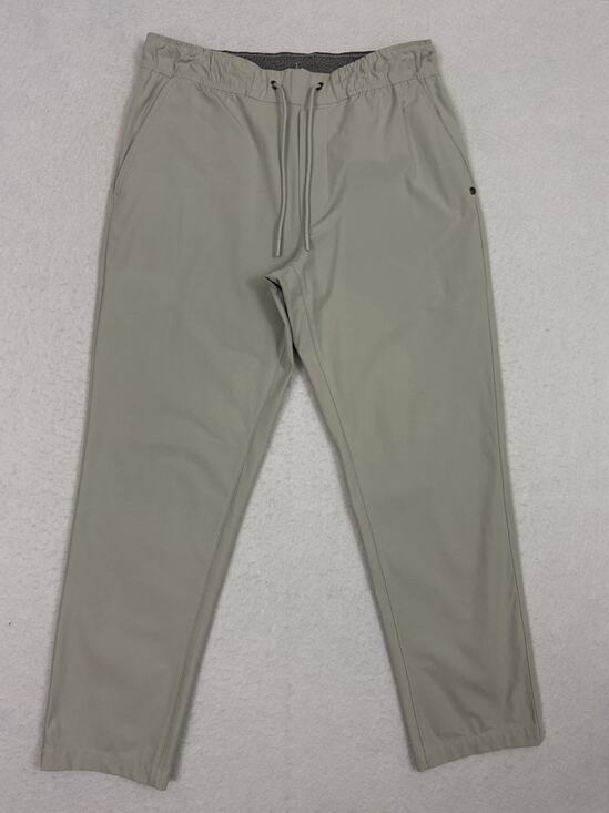 Vuori Other - Vuori Meta Elastic Waist Pant Mens Medium Sand Performance Pull On Stretch V463